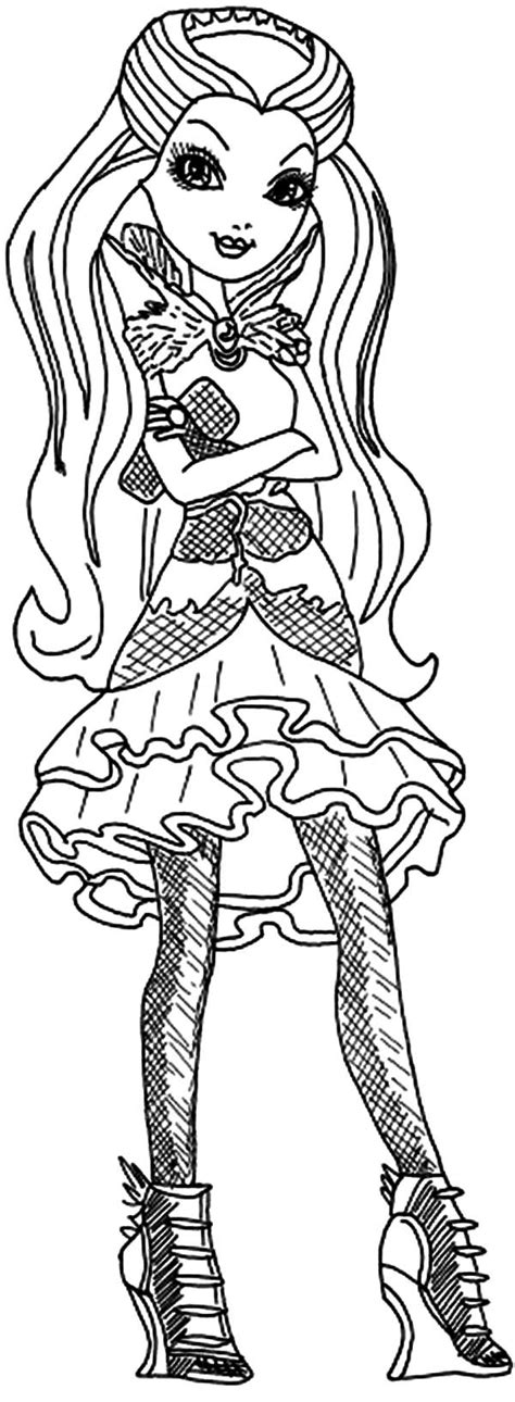 Ever after high dragon games teenage evil queen doll walmart. Ever After High Lovely Raven Queen Coloring Pages ...