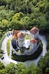 Treffurt aus der Vogelperspektive: Burg Normannstein in Treffurt im Bundesland Thüringen ...