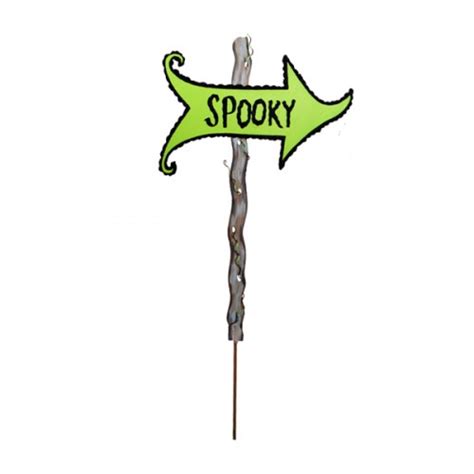 Spooky Arrow Sign