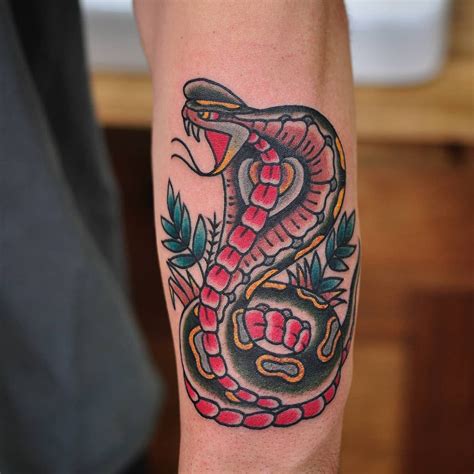 Cobra Snake Tattoo By Mark Lording Vic Market Tattoo