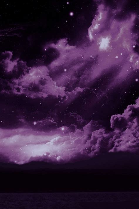 Purple Sky The Purple Sky Iphone Wallpaper Purple