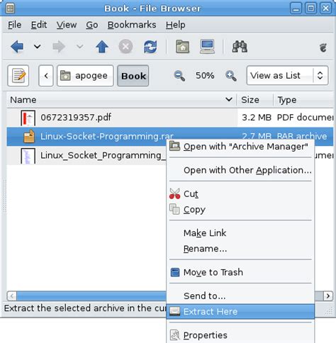 Ubuntu Running The Rar Files