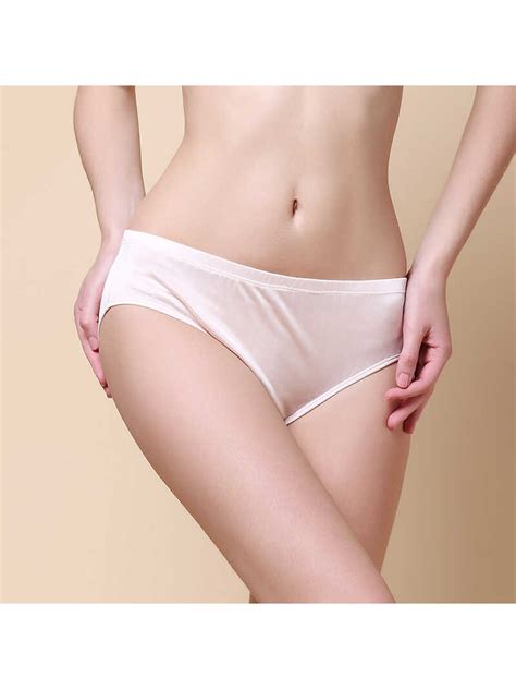 Pure Mulberry Silk Knitted Seamless Womens Panty FST47 18 00