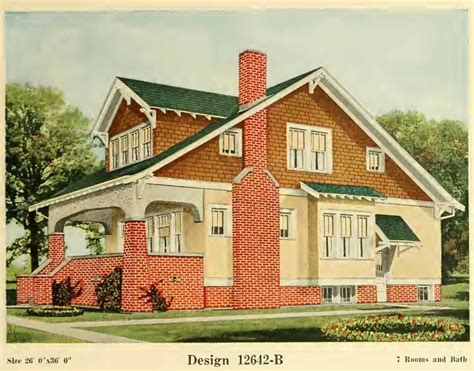 From A House Plan Catalog Put Out By Central Lumber In 1920 1920