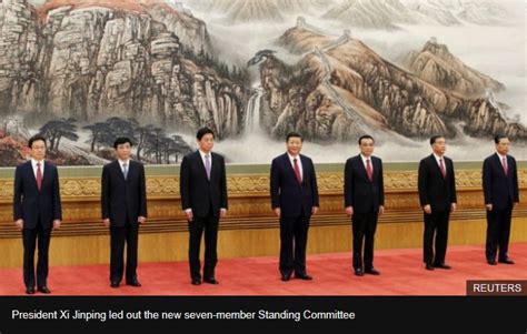 China Congress No Heir Apparent As Xi Reveals Top Leadership 冰果英语