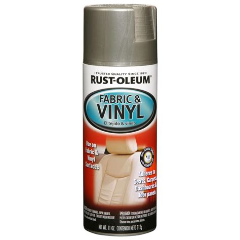 Rust Oleum Automotive 11 Oz Silver Vinyl And Fabric Spray 6 Pack