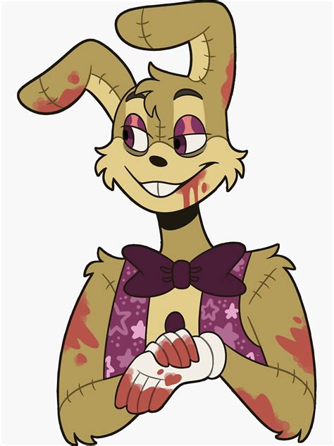 Glitchtrap Fnaf Sticker For Sale By Wezzily Redbubble