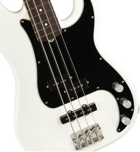 Fender American Performer Precision Bass Usa Rw Arctic White Solid