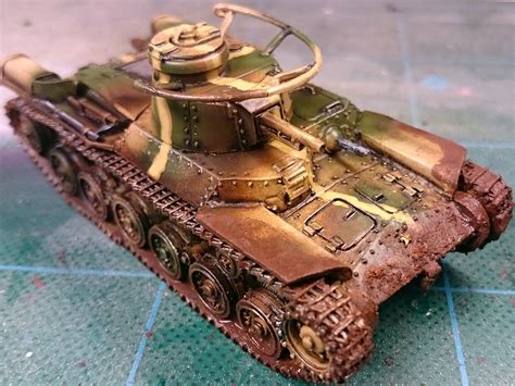 Late Night Painting Bolt Action Imperial Japanese Army Type 97 Chi Ha