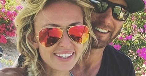 Paulina Gretzky Flaunts Cleavage While Getting Cozy With Dustin Johnson