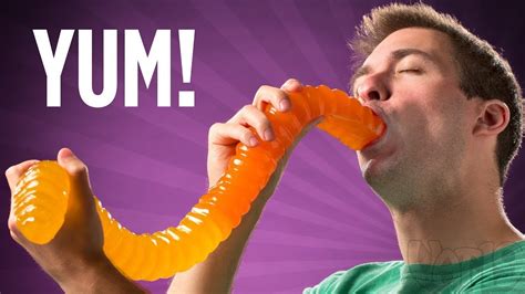 The Worlds Largest Gummy Worm Vat19 Youtube