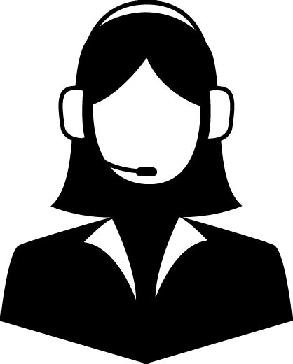 Telephone Operator Vector Icon Free Download Svg And Png