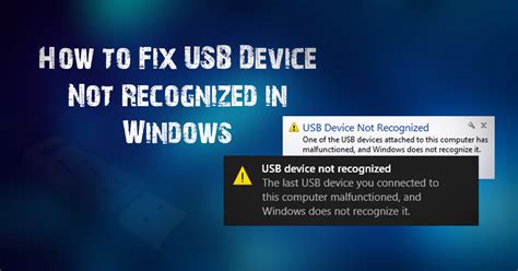 How to fix the usb device not recognized error. How to Fix "USB Device not recognized" Error in Windows. # ...
