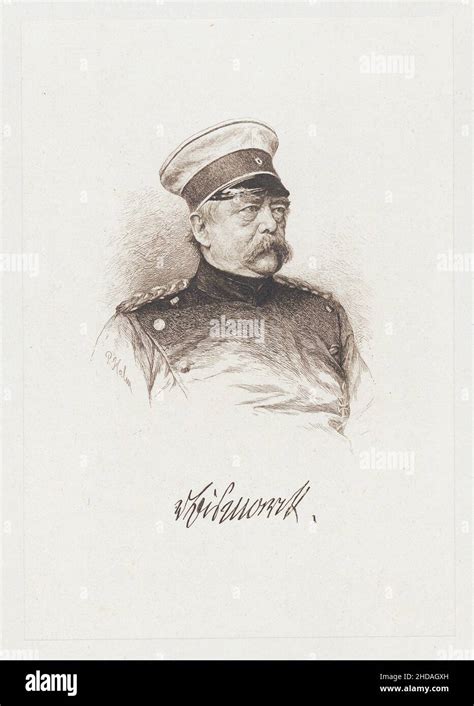 Prime Minister Of Prussia First Chancellor Of The German Empire Hi Res