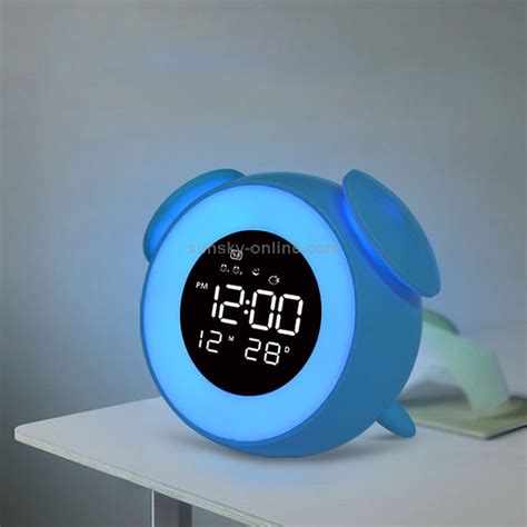 Inch Luminous Alarm Clock Children Student Kids Learning Electronic
