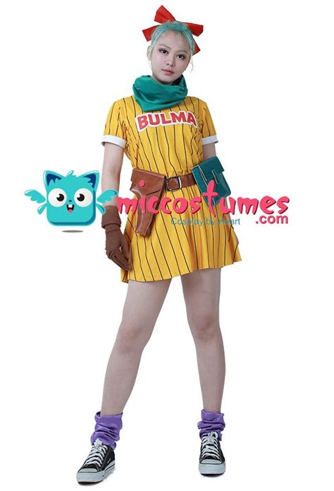 Check spelling or type a new query. Dragon Ball Z Bulma Cosplay Costume Dress with Scarf and Belt | Bulma cosplay, Costume dress ...