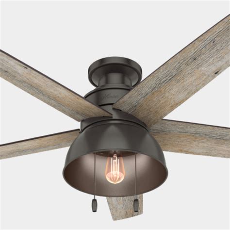 Goldair 42 110 56 inch 3 blades ceiling fan. Hunter Channing 54 in. LED Indoor Easy Install Noble ...