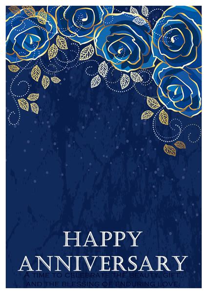 Anniversary Card Templates Greeting Card Builder