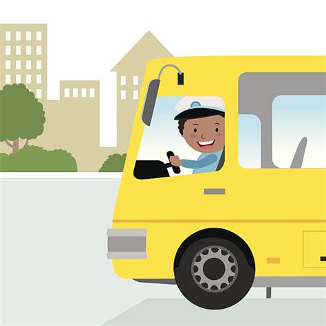 Bus Driver Clip Art Vector Images And Illustrations Istock