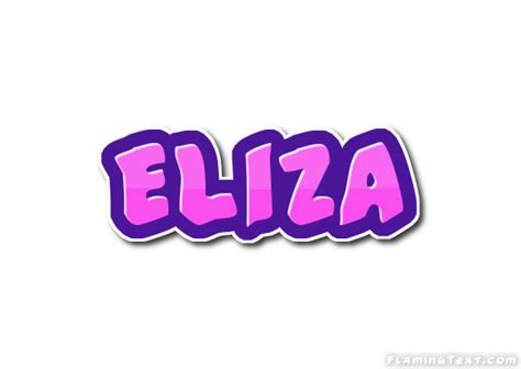 Eliza Flaming Text