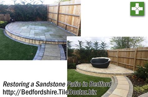Restoring The Spoiled Appearance Of A Sandstone Tiled
