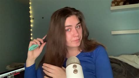 ASMR New Set Up Hair Brushing Whispering Light Gum Chewing YouTube