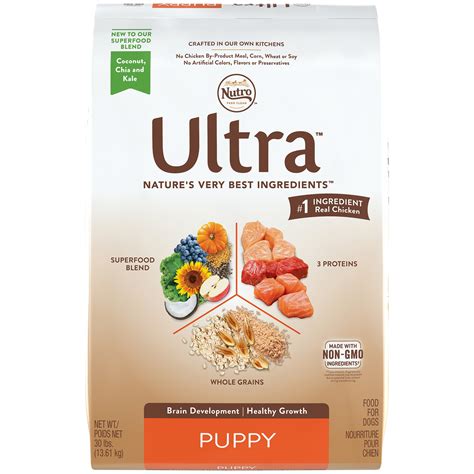 Treat them to a flavorful combo of wet and dry foods for a complete and tasty meal. NUTRO ULTRA Dry Puppy Food | Petco