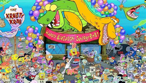 Spongebob 20th Birthday Spongebob