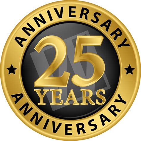 25th Anniversary Png 25th Anniversary Silver 25 Year Anniversary
