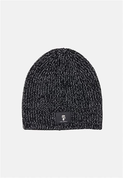 Karl Lagerfeld Ikonik Beanie Beanie Black Uk