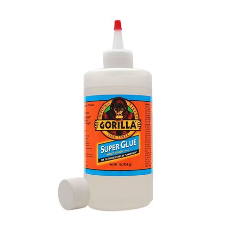 Gorilla Glue 1 Lb Super Glue Bottle 78007 The Home Depot