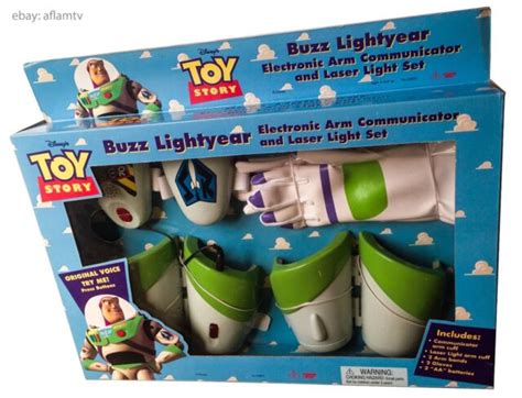 Toy Story Buzz Lightyear Electronic Arm Communicator Laser Light Disney