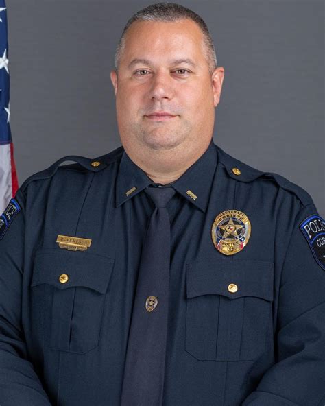 Lieutenant Clinton Joseph Ventrca Corinth Police Department Texas