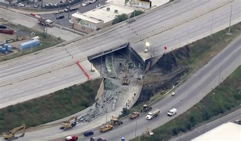 Long Commutes Start After Part Of I 95 Collapses In Philadelphia