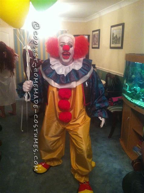 With a few items from home plus a few from the thrift store, you can put together a diy clown. Original Homemade Pennywise the Clown Costume