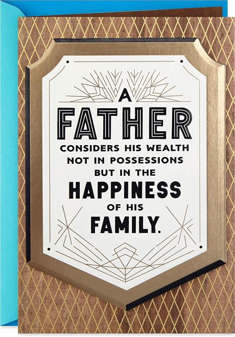 Hallmark Mahogany Fathers Day Card For Dad True Wealth Plaque Everything Else