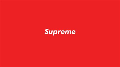 Red Supreme Wallpapers Wallpaper Cave