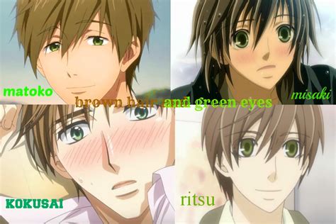We did not find results for: Anime Guys with..brown hair and green eyes by karenwhitescorpio on DeviantArt