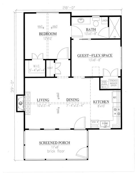 Small 2 Bedroom House Plans With Measurements