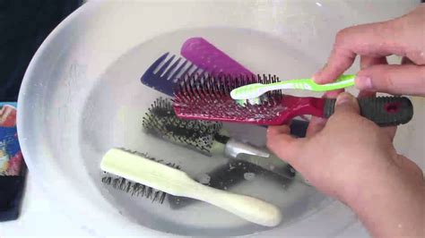 How To Cleanwash Your Hair Brushes Youtube