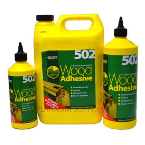 How do you glue tile to wood? 502 ALL PURPOSE WEATHERPROOF WOOD ADHESIVE GLUE EVERBUILD ...