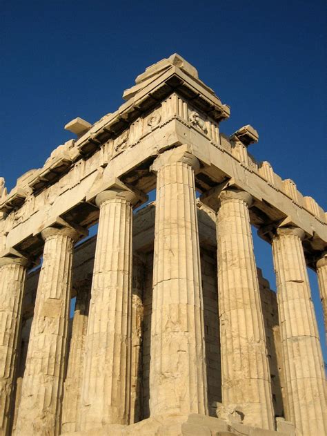 Figure 10 Columns Of The Parthenon Showing Entasis Image From The
