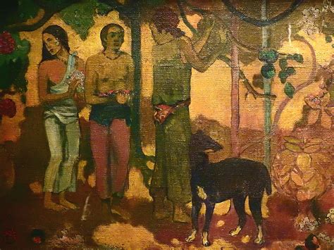 Gauguin Pastorale Tahitienne Detail Paul Gauguin Gauguin
