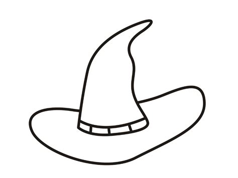 Wizard Hat Coloring Page Hat Coloring Pages Waldo Harvey