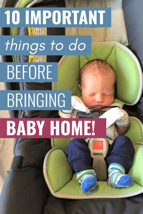 10 Important Things To Do Before Bringing Your First Baby Home