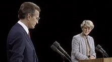 George H.W. Bush faces Geraldine Ferraro in 1984 vice presidential debate