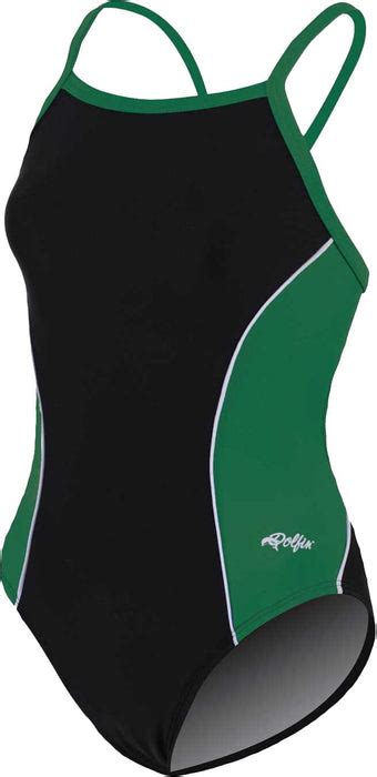 dolfin ladies xtrasleek team panel v2 back one piece swimsuit — ski pro az