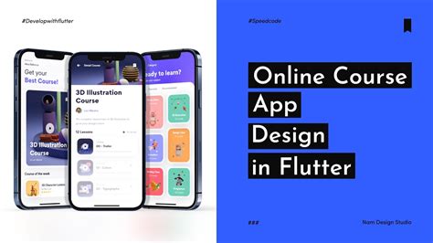 Build A Online Course Category In Flutter Flutter Ui Speed Code Youtube