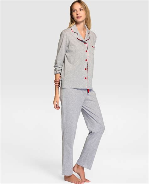 Pijama De Mujer Énfasis Largo Con Botones · Énfasis · Moda · El Corte