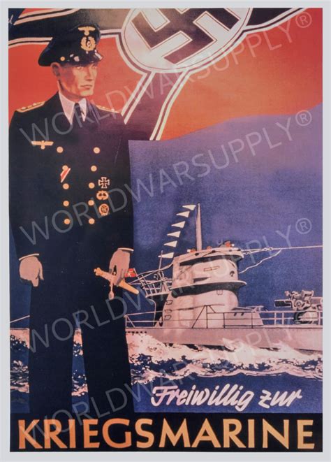 German Ww Kriegsmarine Poster